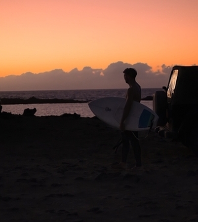 surfing in Fuerteventura